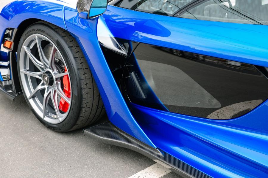 Детали экстерьера McLaren Senna Vega Blue 2019 года  (фото 2 из 58)